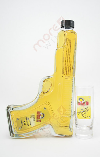 Bad Boyz Handgun and Shot Glass French Brandy XO  200ml