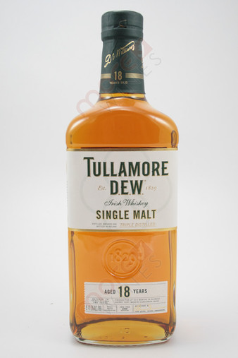 Tullamore Dew Irish Whiskey Single Malt Aged 18 Years 750ml 