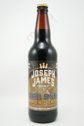 Joseph James Brewing Barrel Smoker Smoked Wee Heavy Ale 22fl oz
