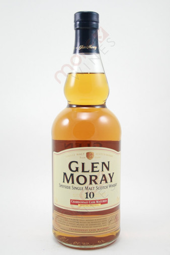 Glen Moray Chardonnay Cask Matured 10 Year Old Single Malt Scotch Whisky 750ml