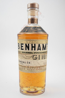 Benham's Barrel Finished Gin 750ml