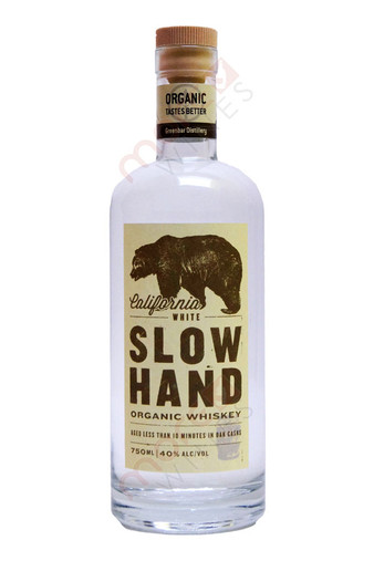 Greenbar SLOW HAND Organic White Whiskey 750ml