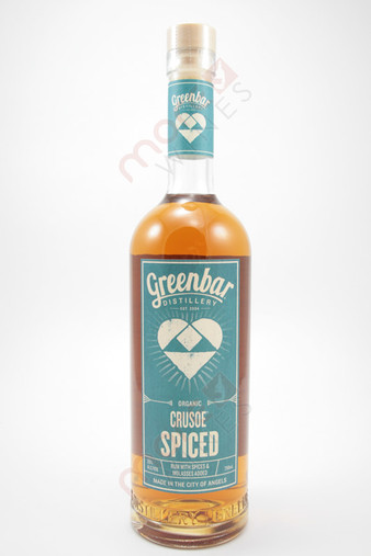Greenbar CRUSOE Organic Spiced Rum 750ml