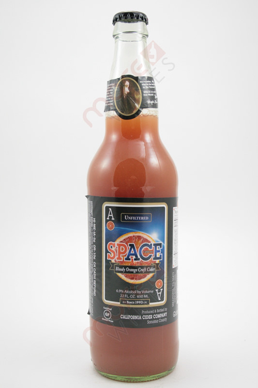 Ace Space Bloody Orange Craft Cider 22fl oz MoreWines