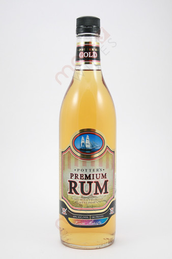 Potter's Premium Gold Rum 750ml