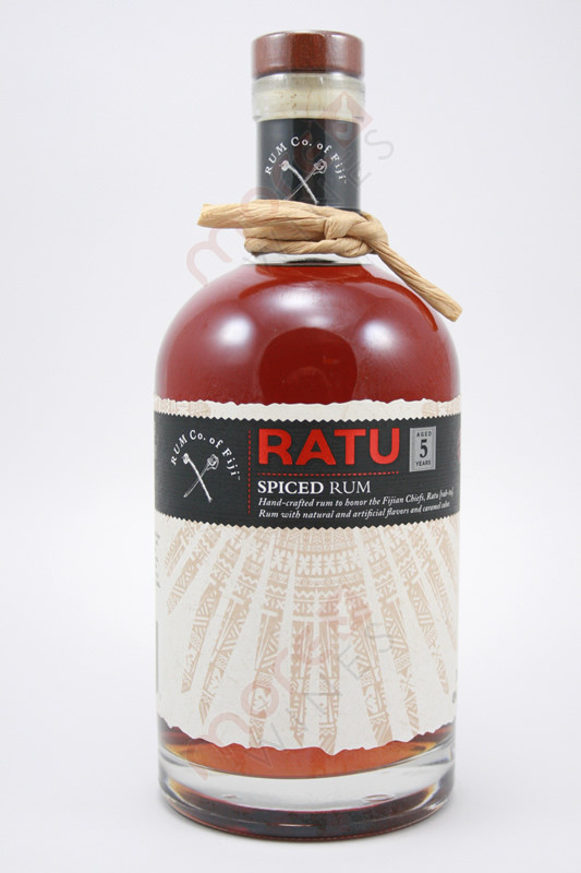 Ratu 5 Year Spiced Fijian Rum 750ml - MoreWines