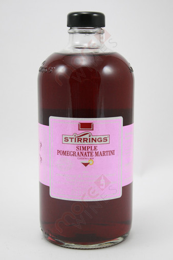 Stirrings Simple Pomergranate Martini Mix 750ml