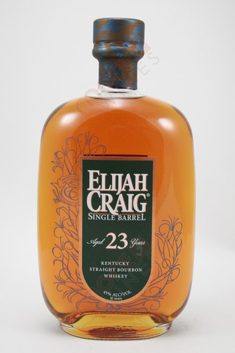 Elijah Craig 23 Year Old Single Barrel Straight Bourbon Whiskey ...