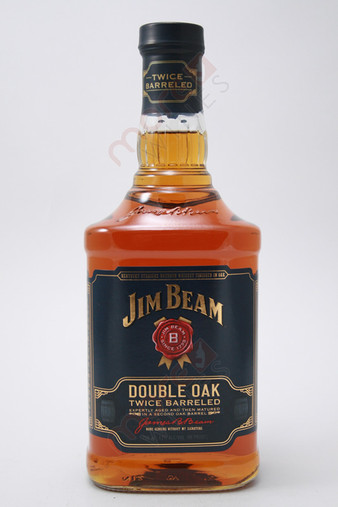 Jim Beam Double Oak Twice Barreled Straight Bourbon Whiskey 750ml