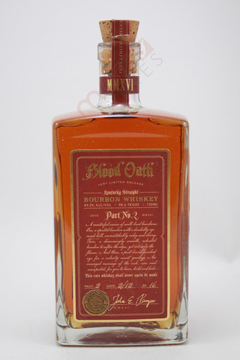 Blood Oath Pact No. 2 Kentucky Straight Bourbon Whiskey 750ml