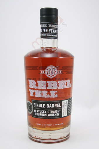 Rebel Yell Single Barrel 10 Year Old Kentucky Straight Bourbon Whiskey 750ml 