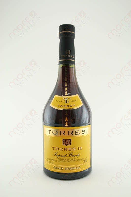 Torres 10 Imperial Gran Reserva Brandy 750ml - MoreWines