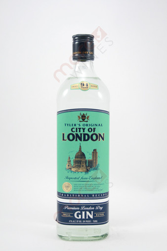Tyler's Original City of London Premium London Dry Gin 750ml