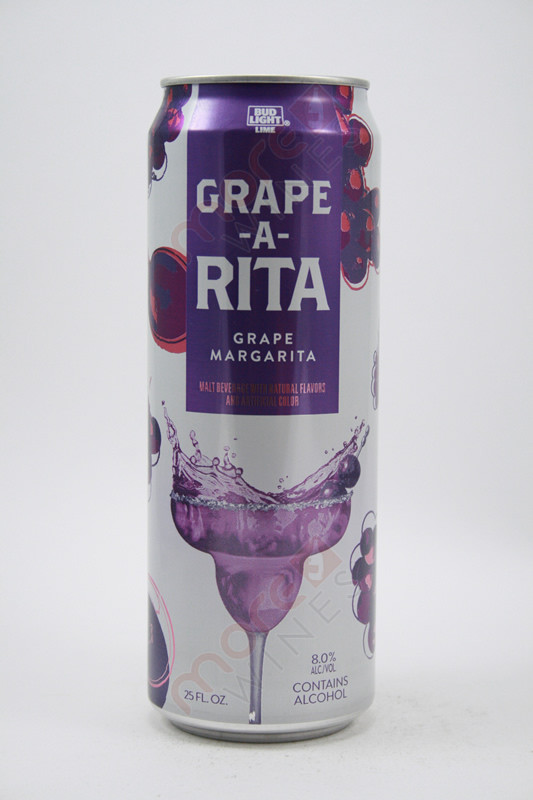Bud Light GrapeARita Grape Margarita Malt Beverage 24fl oz MoreWines