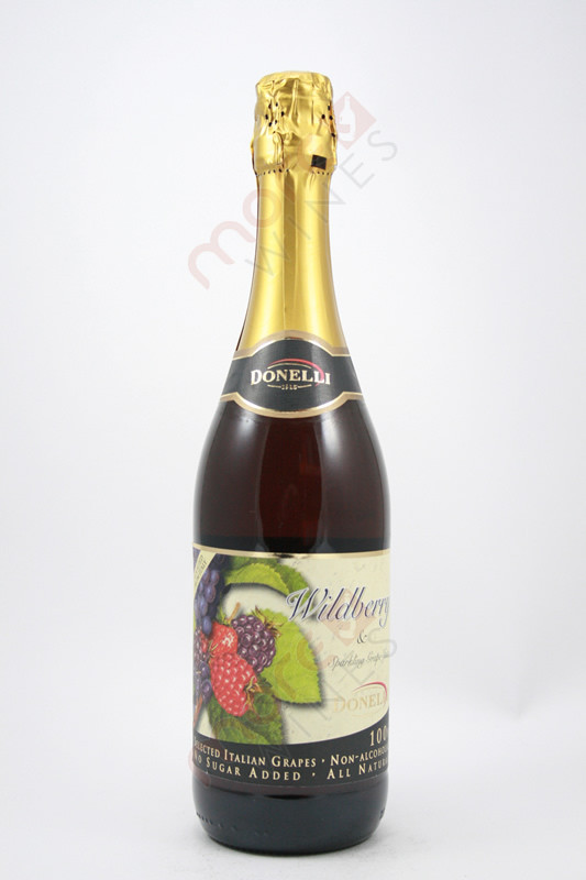 Donelli Wildberry & Sparkling Grape Juice NonAlcoholic 750ml MoreWines