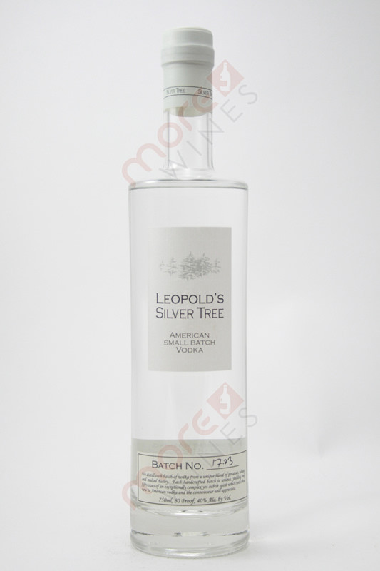 Leopold Bros Silver Tree American Small Batch Vodka 750ml - MoreWines