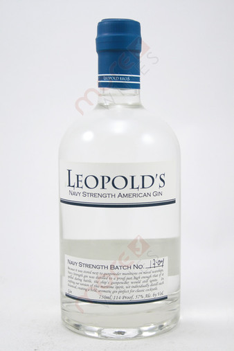 Leopold's Navy Strength American Small Batch Gin 750ml