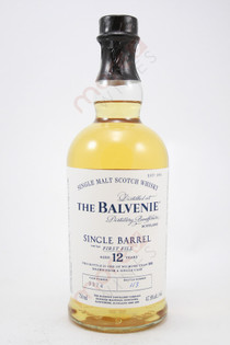 The Balvenie Single Barrel First Fill 12 Year Old Single Malt Scotch Whisky 750ml 
