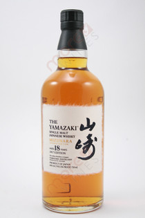 The Yamazaki Mizunara Japanese Oak Cask 18 Year Old Single Malt Whisky 750ml