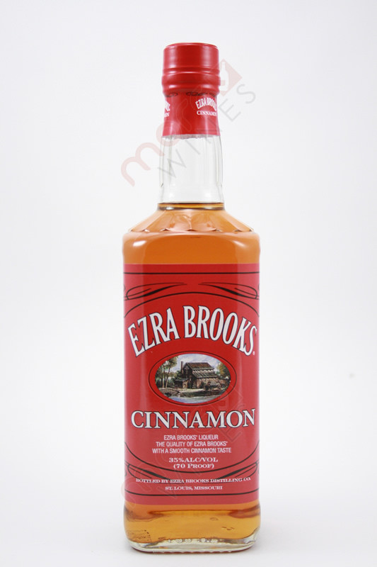 Ezra Brooks Cinnamon Whiskey Liqueur 750ml - MoreWines