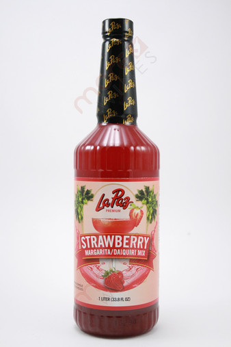 La Paz Strawberry Margarita Mix 1L
