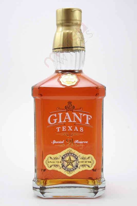 ウイスキー G LARGE Giant Texas Special Reserve 91 Proof Bourbon Whiskey 750ml - MoreWines