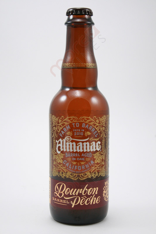 Almanac Bourbon Barrel Peche Blonde Sour Ale 375ml MoreWines