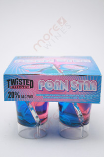 Twisted Shotz Porn Star Blue Curacao and Raspberry Liqueur 4 x 25ml