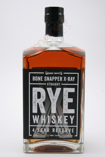 Bone Snapper X-Ray Straight Rye Whiskey 4 Year Reserve 750ml