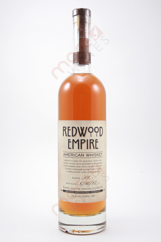 Graton Redwood Empire American Whiskey 750ml MoreWines