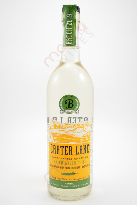 Crater Lake Hatch Green Chile Vodka 750ml MoreWines