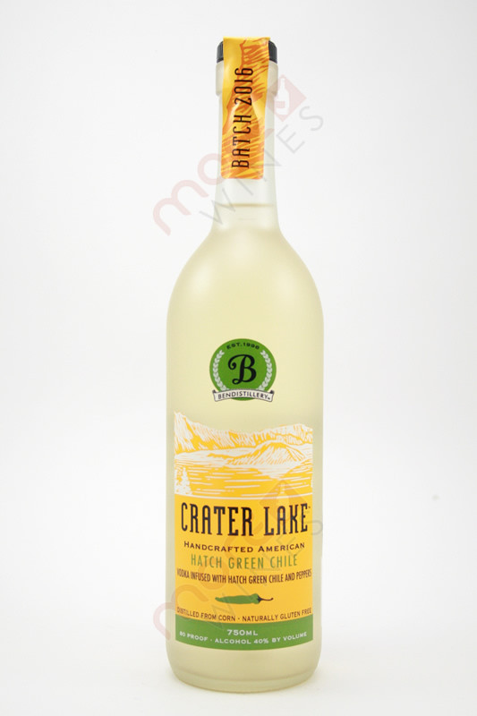 Crater Lake Hatch Green Chile Vodka 750ml MoreWines
