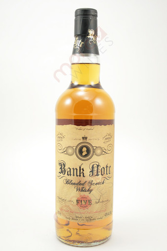 Bank Note Aged 5 Years Blended Scotch Whisky 750ml