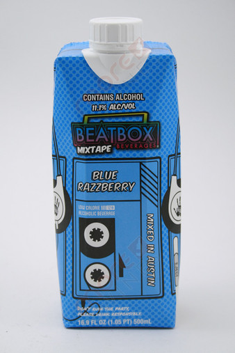 Beatbox Mixtape Blue Razzberry Mixed Drink 16.9fl oz - MoreWines