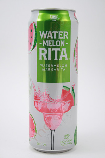 Bud Light Lime Water-Melon-Rita Watermelon Margarita Malt Beverage 24fl oz 