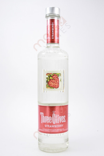Three Olives Strawberry Vodka 750ml