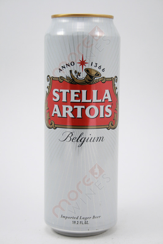 Stella Artois Premium Lager 19.2fl oz - MoreWines