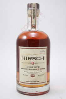 Hirsch High Rye 8 Year Old Small Batch Straight Bourbon Whiskey 750ml 