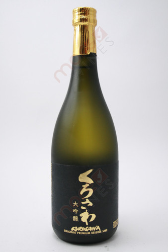 Kurosawa Premium Reserve Junmai Daiginjo Sake 720ml