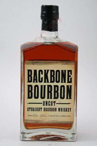 Backbone Uncut Straight Bourbon Whiskey 750ml