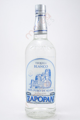 Zapopan Blanco Tequila 1L