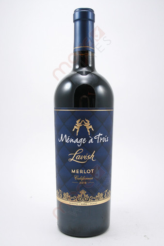 Menage a Trois 2018 Lavish Merlot 750ml - MoreWines