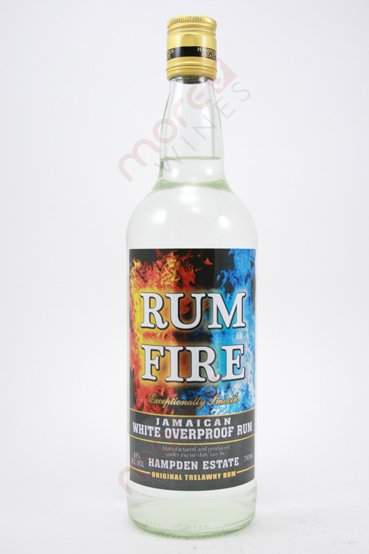 Hampden Rum Fire White Overproof Rum 750ml MoreWines