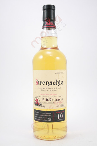 Stronachie Small Batch 10 Year Old Single Malt Scotch Whisky 750ml
