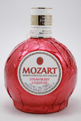 Mozart White Chocolate Strawberry Cream Liqueur 750ml