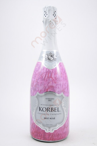 Korbel Brut Rose California Champagne 750ml