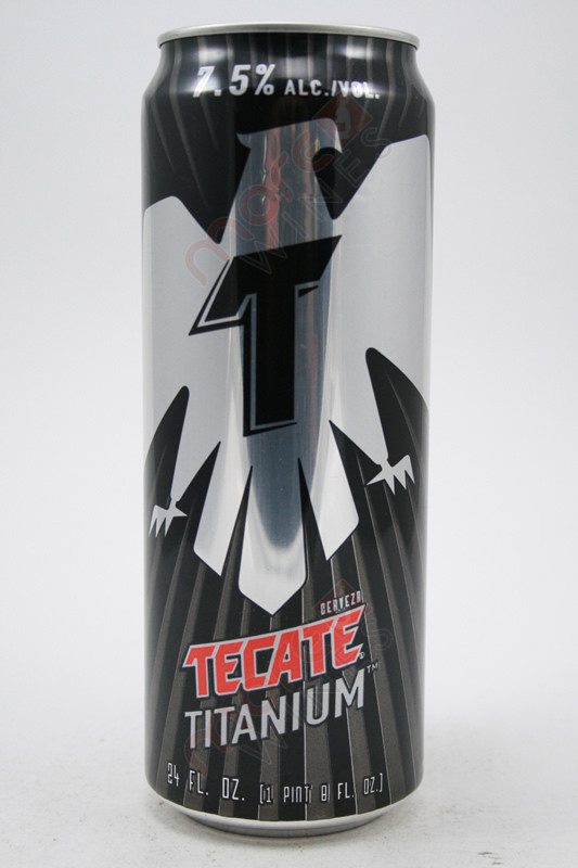 Tecate Cerveza Titanium Beer 24fl oz