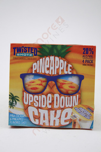 Twisted Shotz Pineapple Upside Down Cake Shot Liqueur 4 x 25ml 