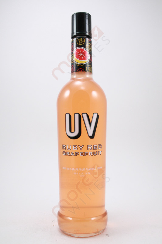 UV Ruby Red Grapefruit Flavored Vodka 750ml MoreWines