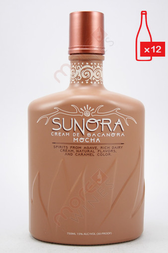 Sunora Cream de Bacanora Mocha Rum 750ml (Case of 12) FREE SHIPPING $24.99/Bottle